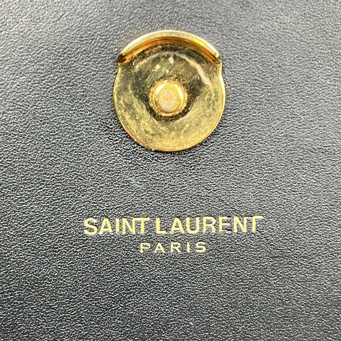 Saint Laurent Kate Tassel Medium Leather Chain Shoulder Bag - Black 