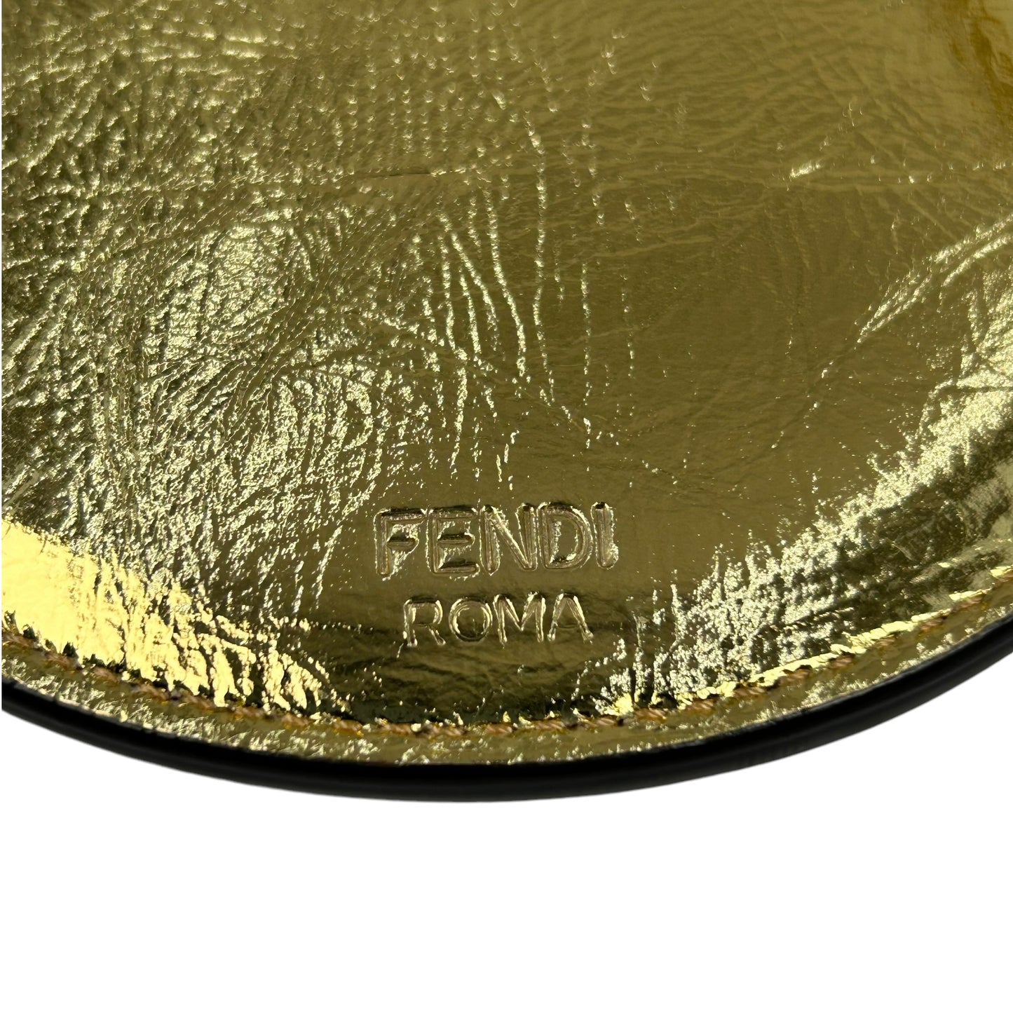 FENDI レザー フォンケース ショルダーバッグ - ゴールド