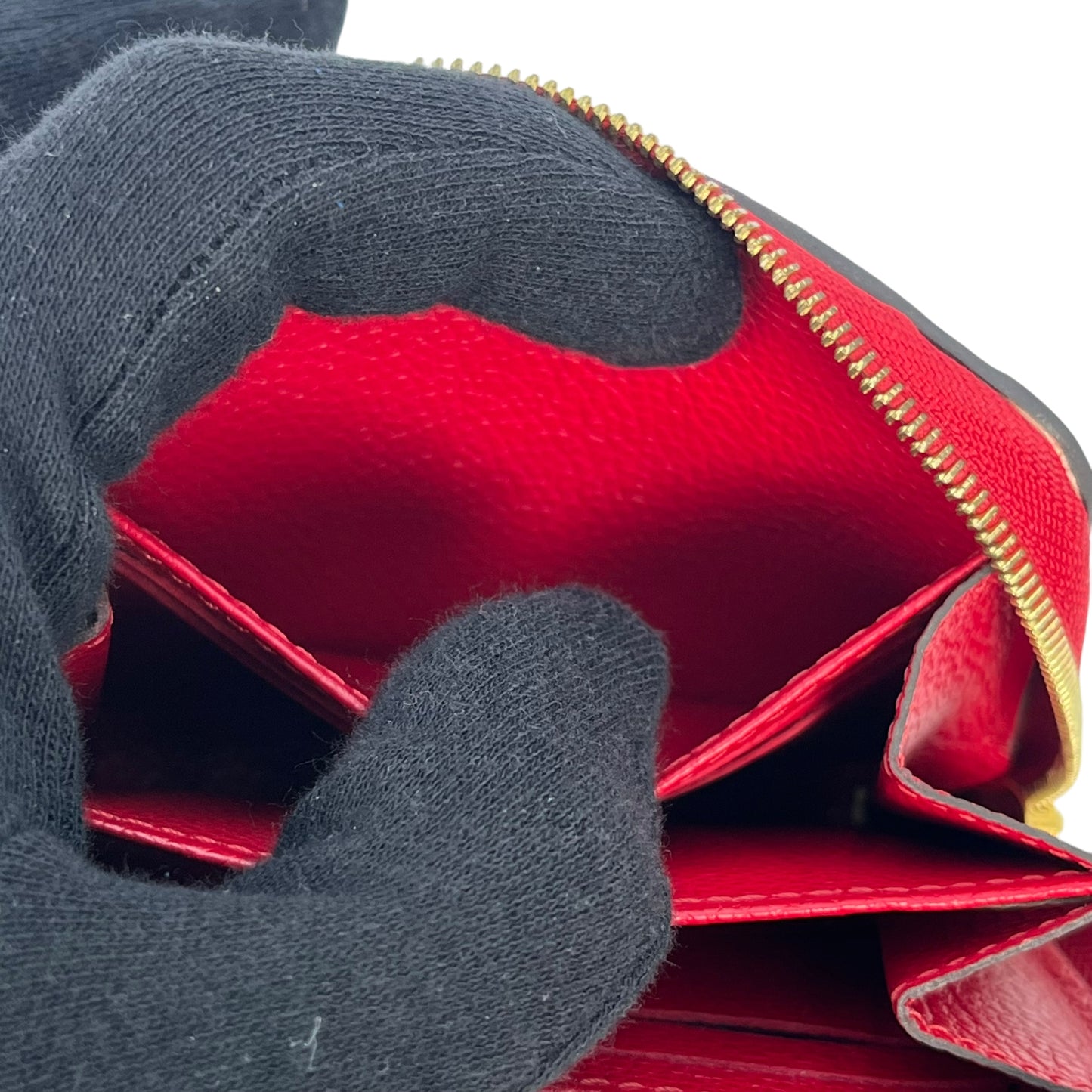 Louis Vuitton Monogram Empreinte Zippy Coin Purse - Red 