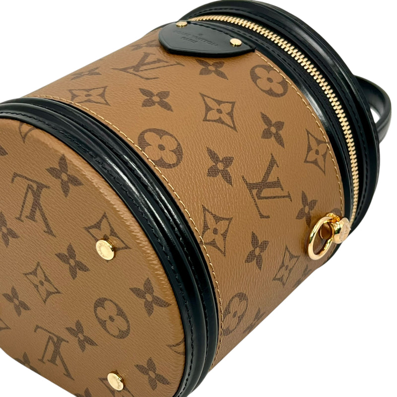 Louis Vuitton モノグラム キャンバス リバース カンヌ ハンドバッグ - ブラウン