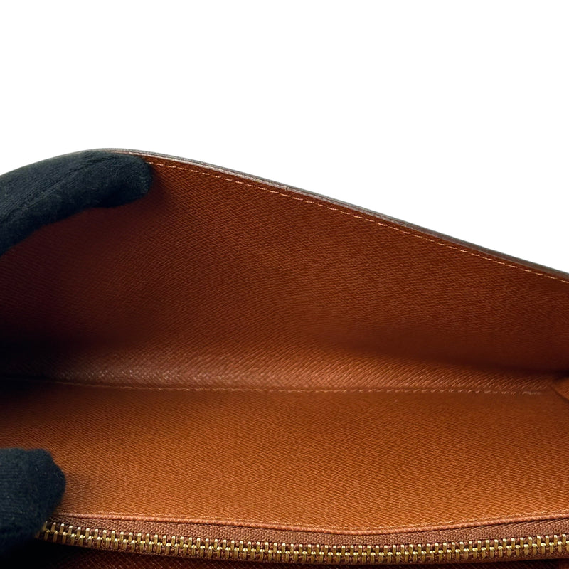 Louis Vuitton モノグラム キャンバス ポルトモネ クレディ 長財布 - ブラウン