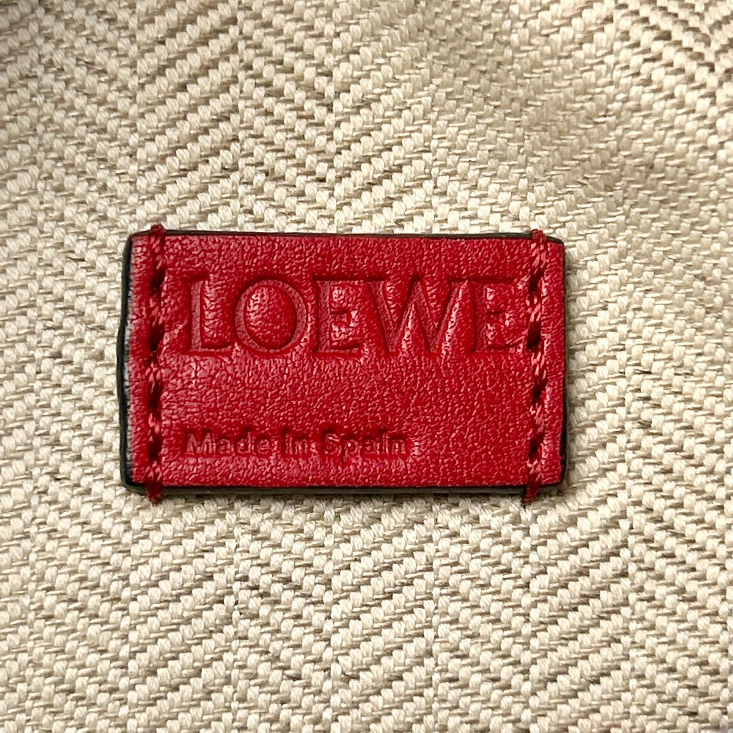 LOEWE パズルバッグ ミニバッグ ハンドバッグ - レッド
