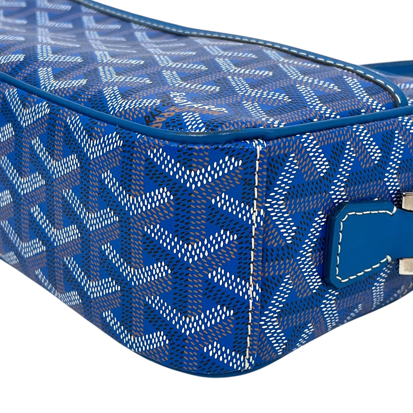 HOLD GOYARD Gap Vert PM Shoulder Bag - Blue 