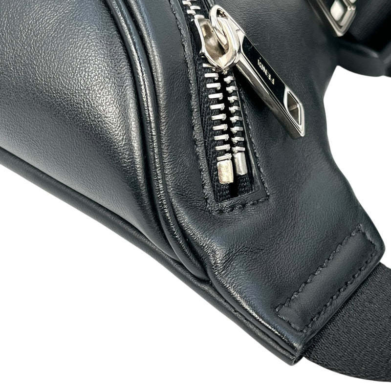 FENDI Monster Leather Body Bag - Black and Yellow 