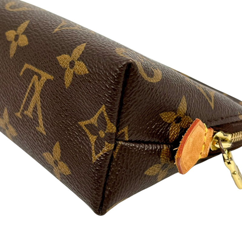 Louis Vuitton Monogram Canvas Cosmetic PM Pouch - Brown 