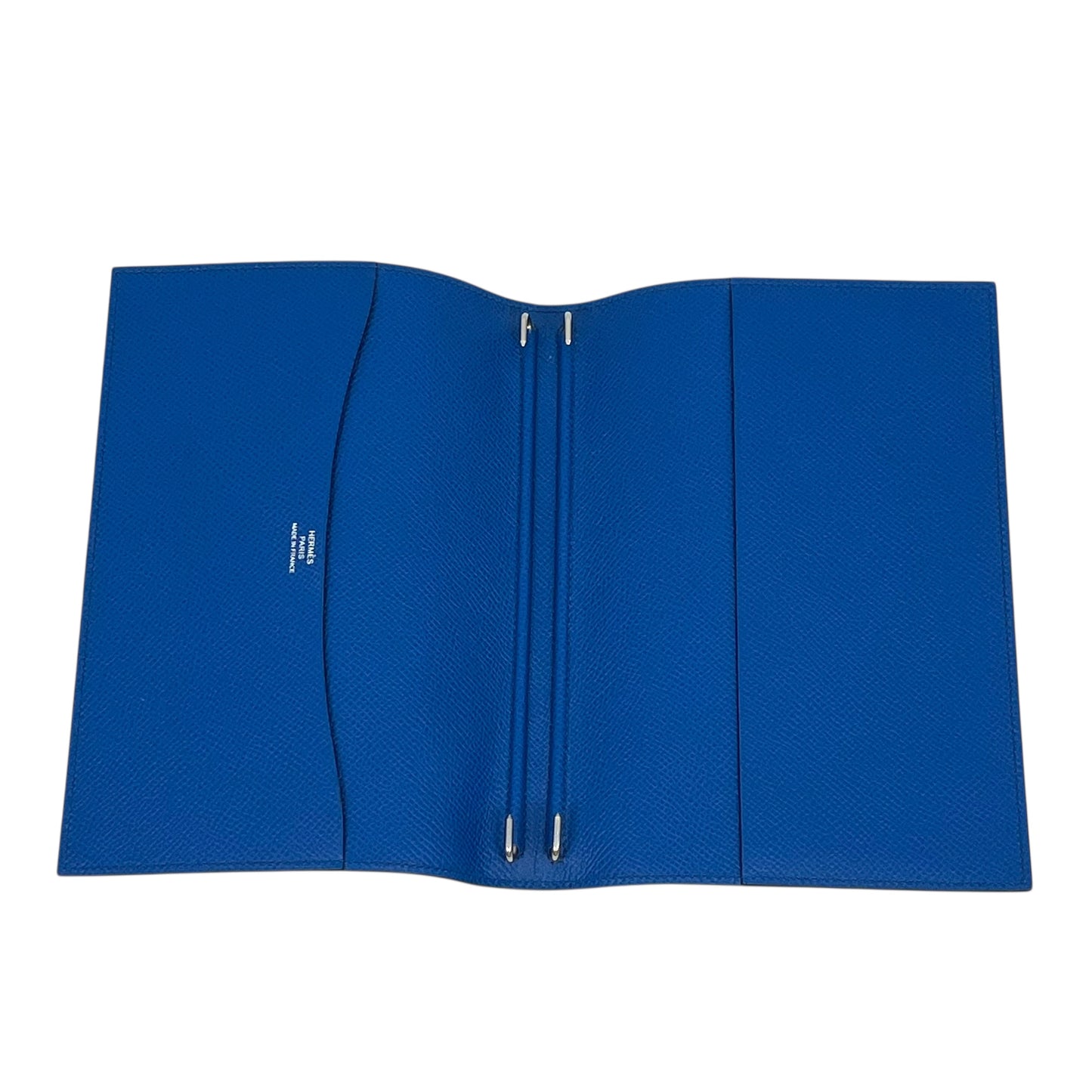 Hermès Globe-Trotter Agenda Case Book Cover U Stamp (2022) - Blue 