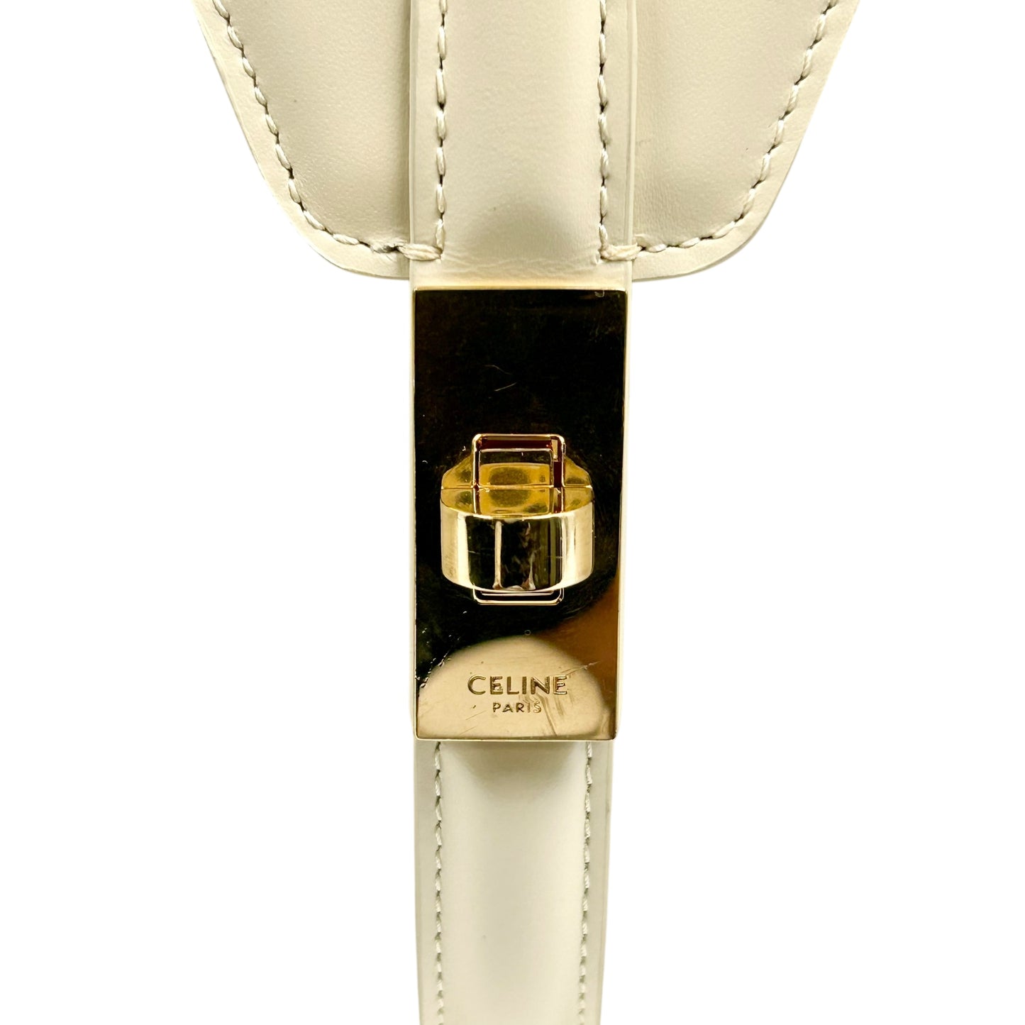 CELINE 16 Small Handbag/Shoulder Bag - Cream 