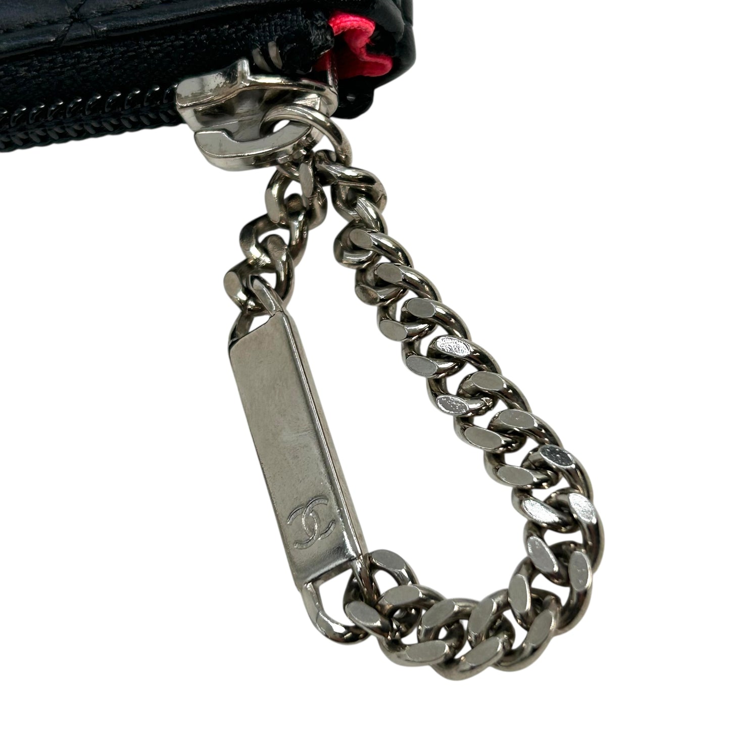 CHANEL Cambon Coco Mark Coin Case - Black 