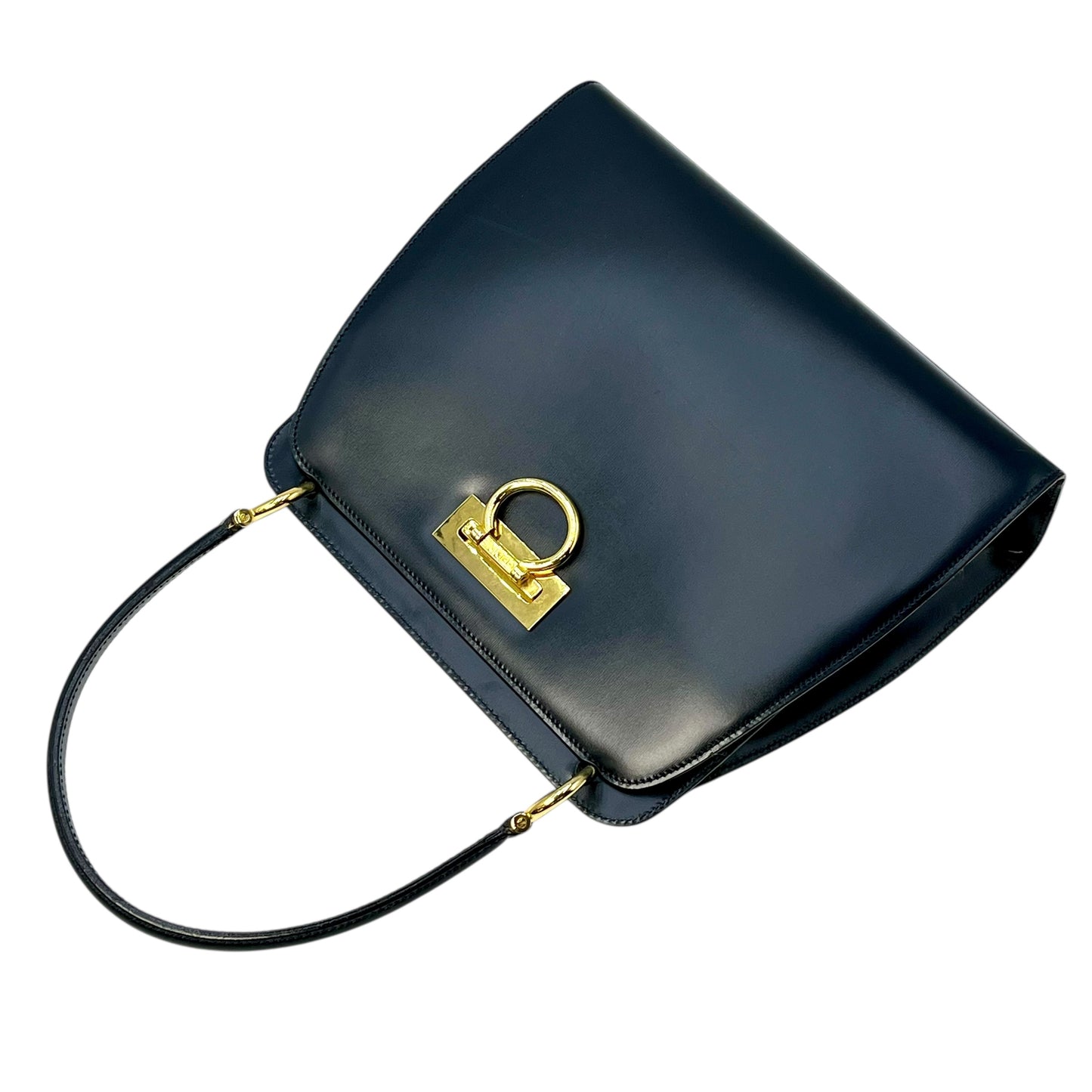 CELINE Double Face Handbag - Navy 