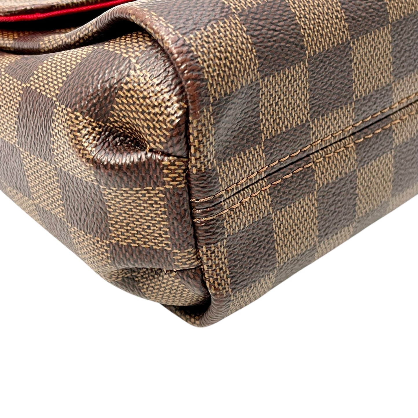 Louis Vuitton Damier Croisette PM Handbag - Dark Brown 