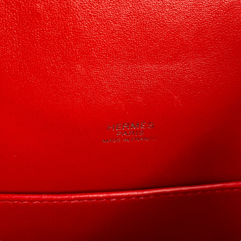 Hermès Sakado GR24 Rouge Kazak Backpack with D Stamp (2000) - Red 
