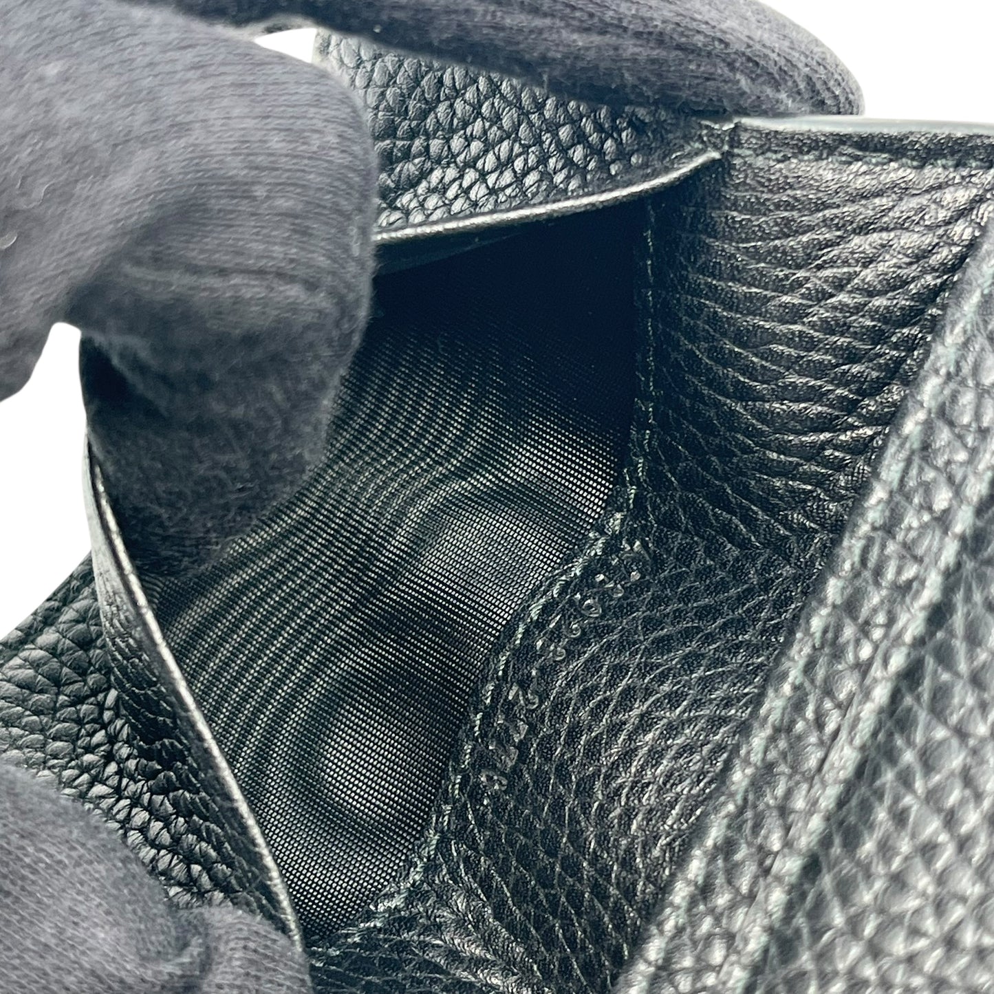 GUCCI Leather Card Case - Black 