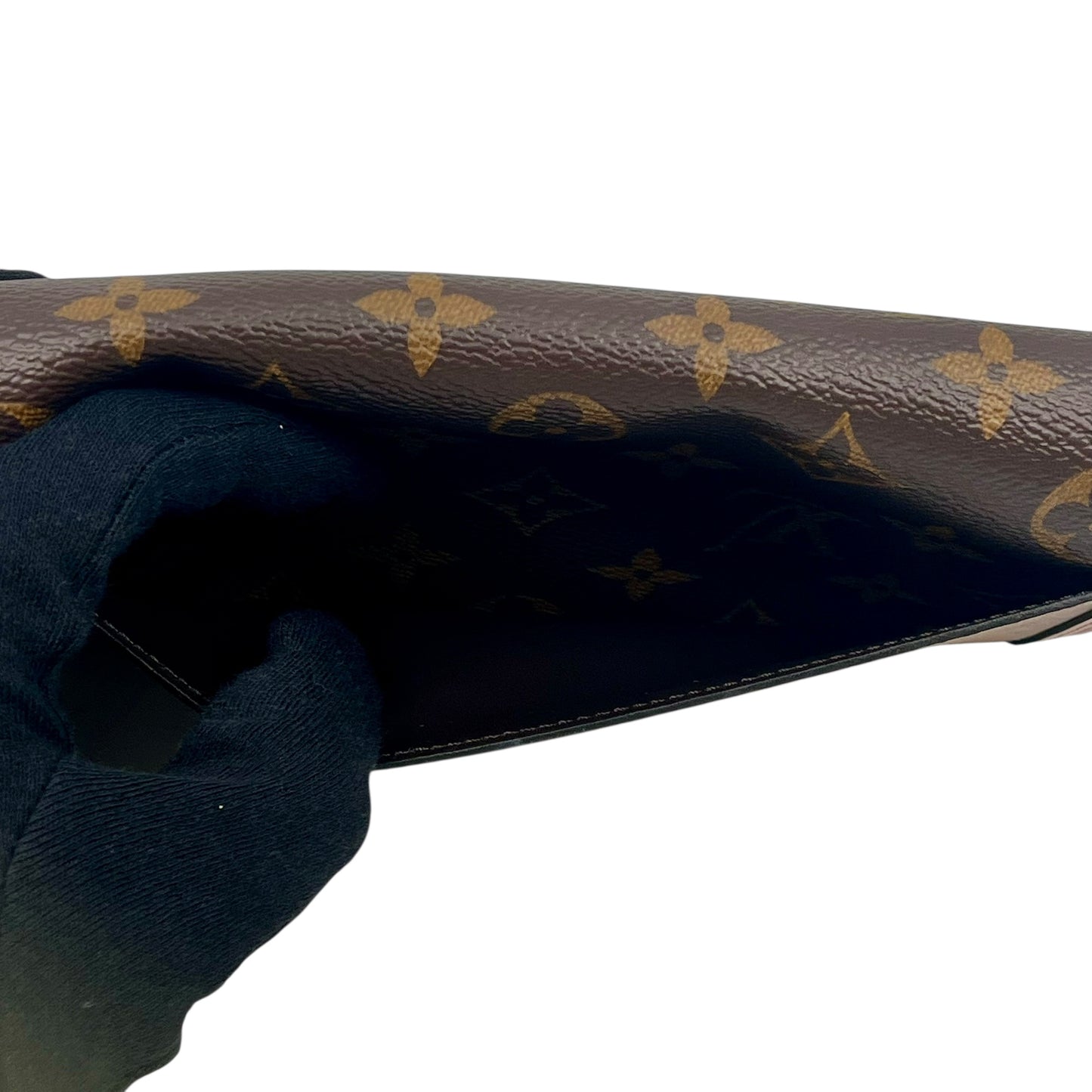 Louis Vuitton Monogram Canvas Reverse Portefeuille Sarah Dauphine Long Wallet - Brown 