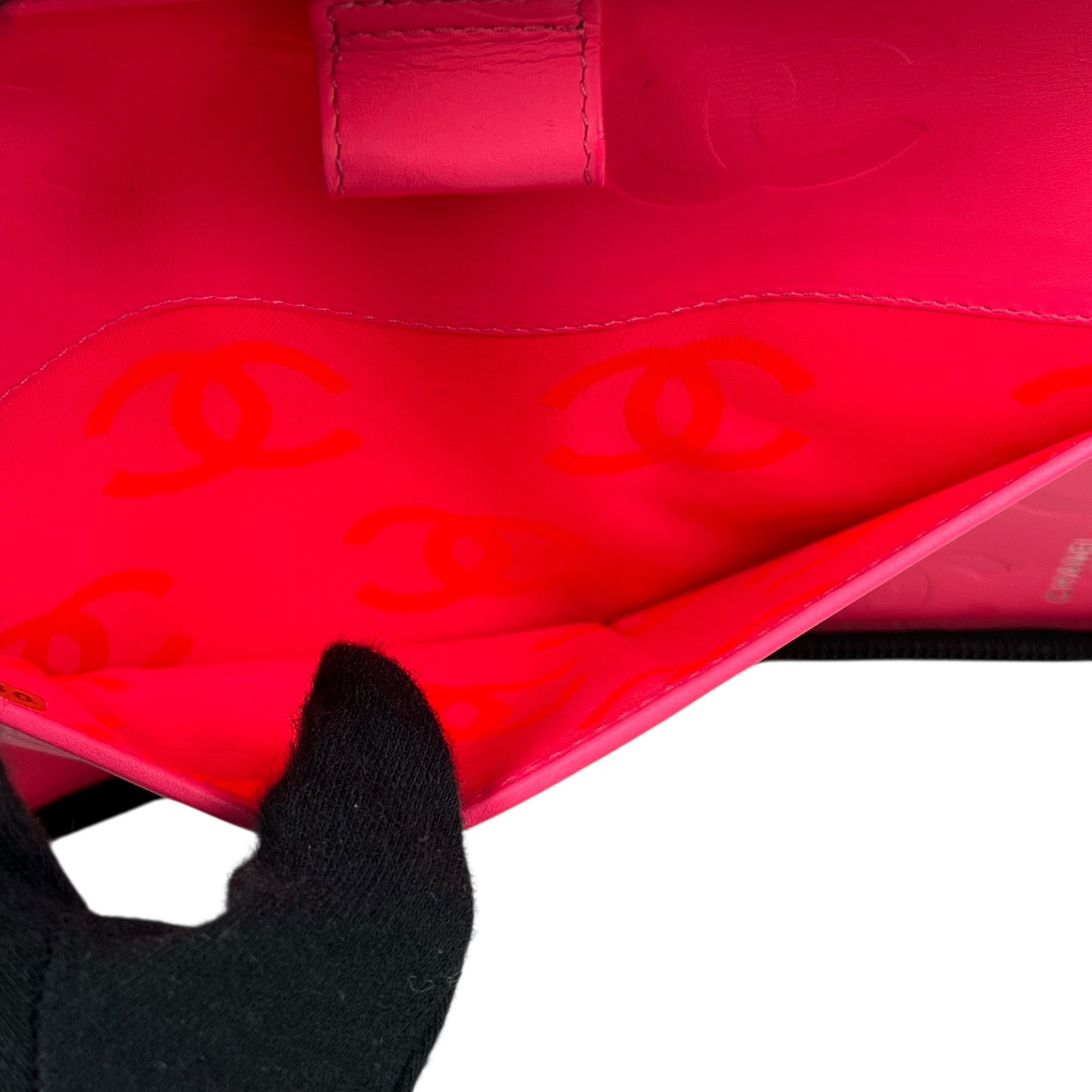 CHANEL Cambon Calfskin Long Wallet - Black 