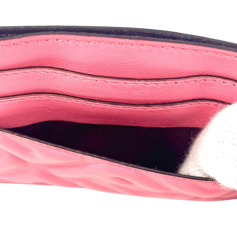 FENDI レザー カードケース コインケース - ピンク