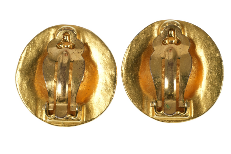 CHANEL CC Earrings - Metal - Gold - 15773 