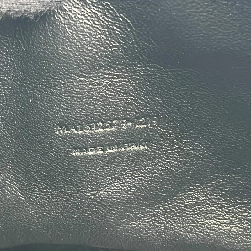 Saint Laurent Lou Mini Shoulder Bag with Chain Wallet - Dark Grey 