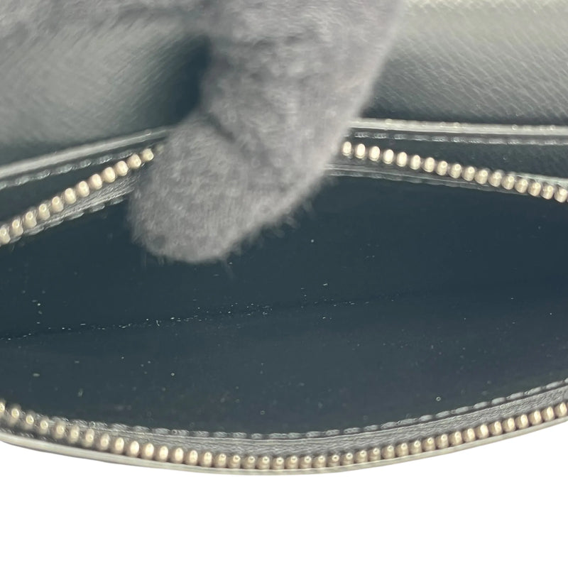 Louis Vuitton モノグラム エクリプス キャンバス ロングウォレット - ブラック