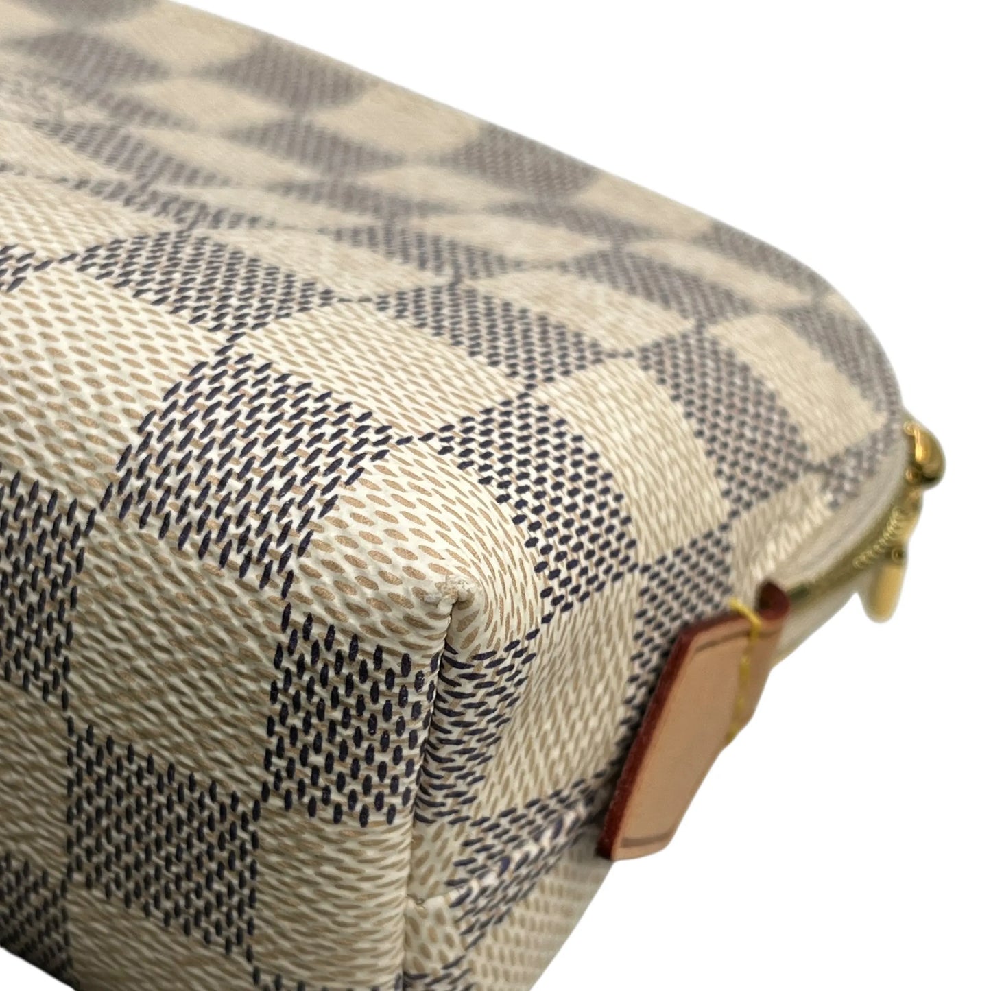 Louis Vuitton Damier Azur Pochette Cosmetic Pouch - White - 30203 