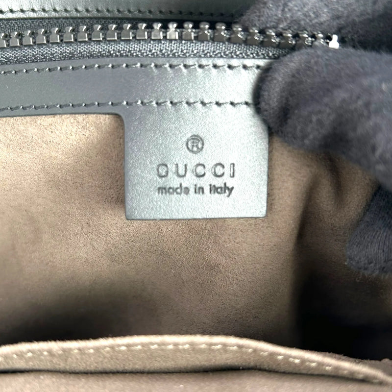 GUCCI GG Supreme Canvas Small Backpack - Beige and Black 