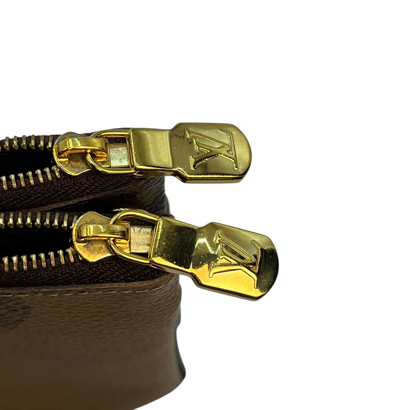 Louis Vuitton モノグラム キャンバス ポシェット アクセソワール チェーンショルダーバッグ - ブラウン × ダークブラウン