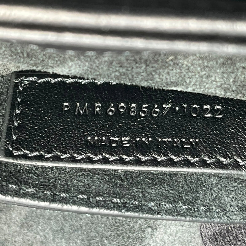 Saint Laurent Quilted Leather Hand Bag One Shoulder Bag - Black 