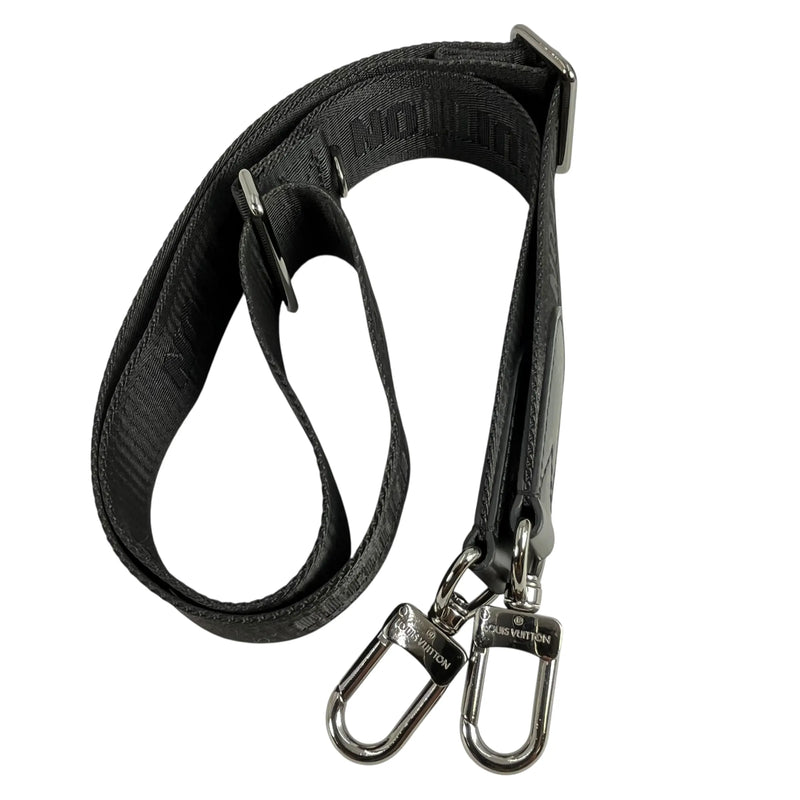 Louis Vuitton Monogram Eclipse City Keepall Bandouliere Shoulder Bag - Black and Grey 