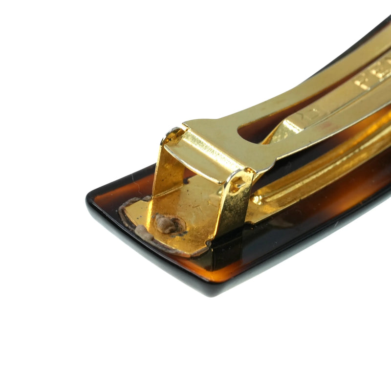 FENDI バレッタ ヘアクリップ アクセサリー - ブラウン