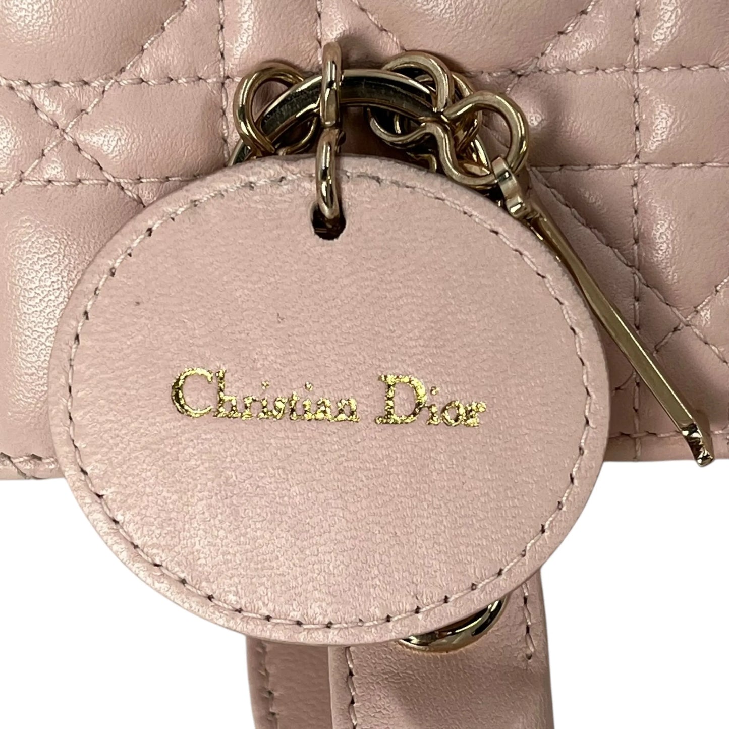 Dior Small Lady Dior My ABC Dior Leather Handbag - Pink 