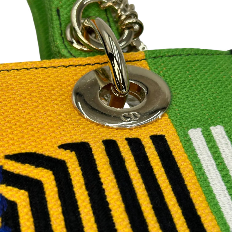 Dior Lady D-Light Handbag - Yellow and Green 