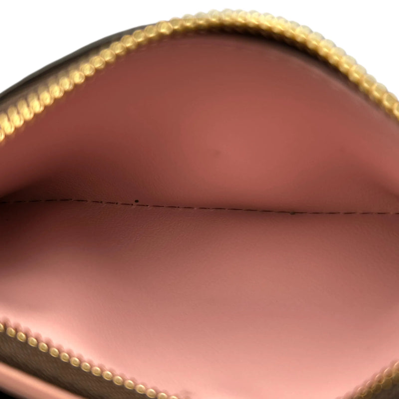 Louis Vuitton Damier Ebene Victorine Portefeuille Tri-fold Compact Wallet - Dark Brown 