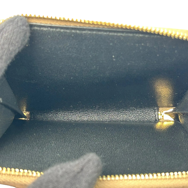 Saint Laurent YSL Zippy Bi-fold Compact Wallet - Beige 