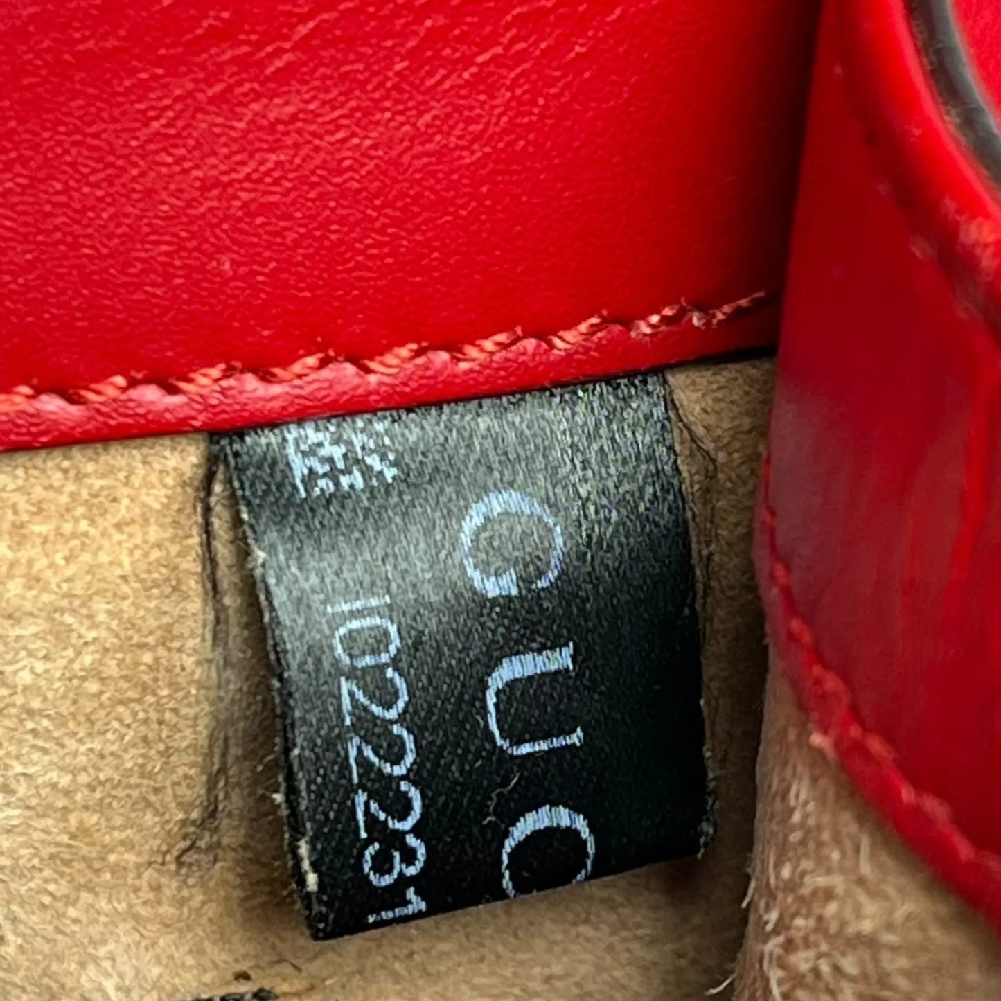 GUCCI Sylvie Chain Mini Handbag/Shoulder Bag - Red 