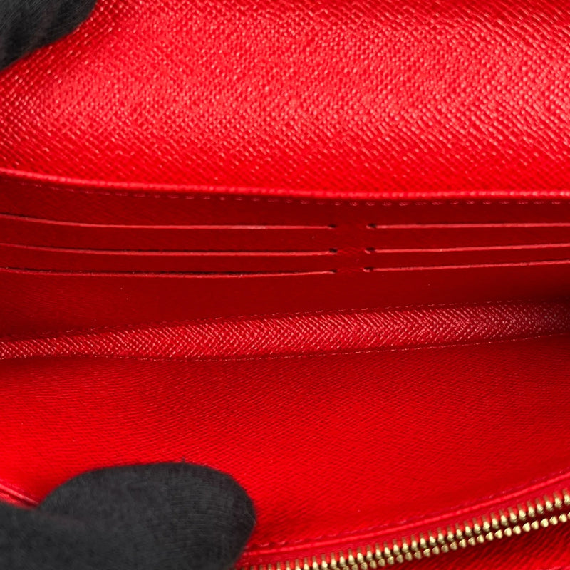 Louis Vuitton モノグラム キャンバス ポルトフォイユ サラ 長財布 ロングウォレット - ブラウン × レッド - 35056