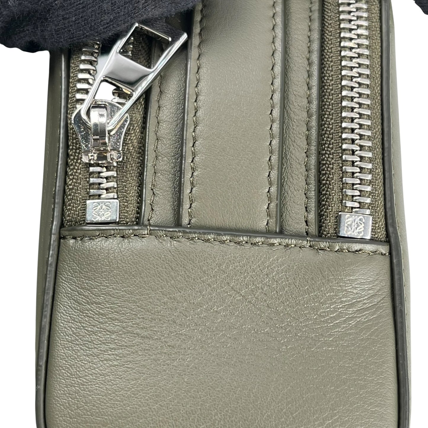 LOEWE Mini Camera Cross Body Bag Shoulder Bag - Khaki 