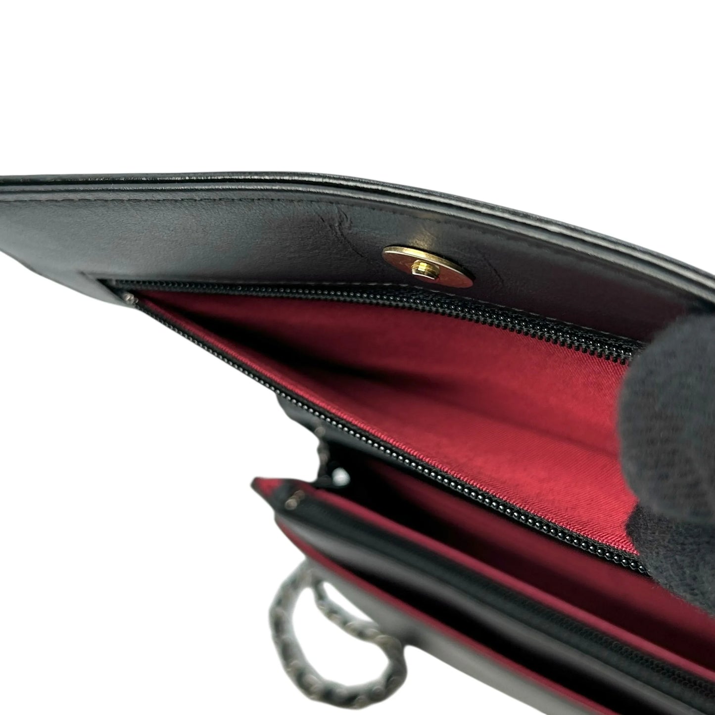 CHANEL Gabrielle de Chanel Chain Wallet - Beige x Black 