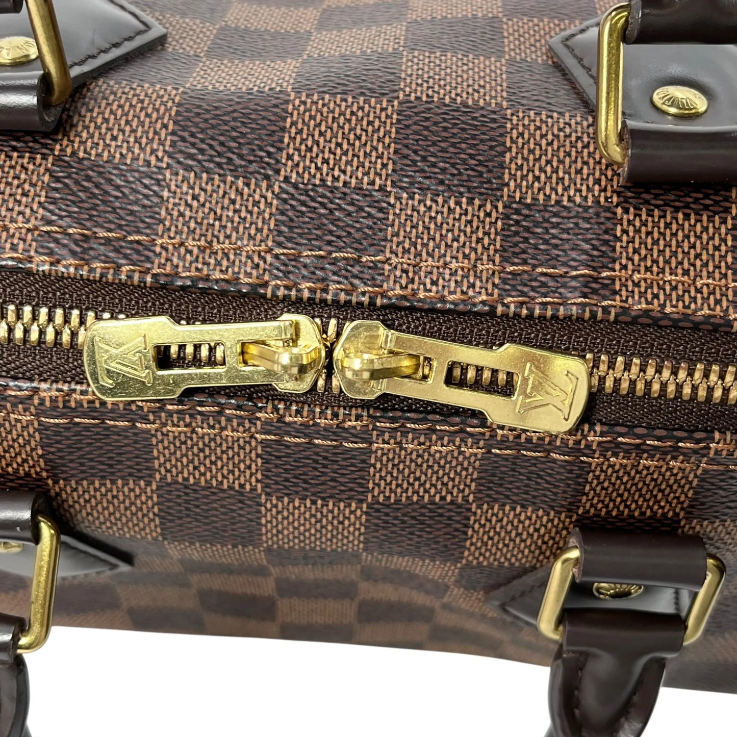 Louis Vuitton ダミエ エベヌ スピーディ25 バンドリエール ハンドバッグ - ダークブラウン