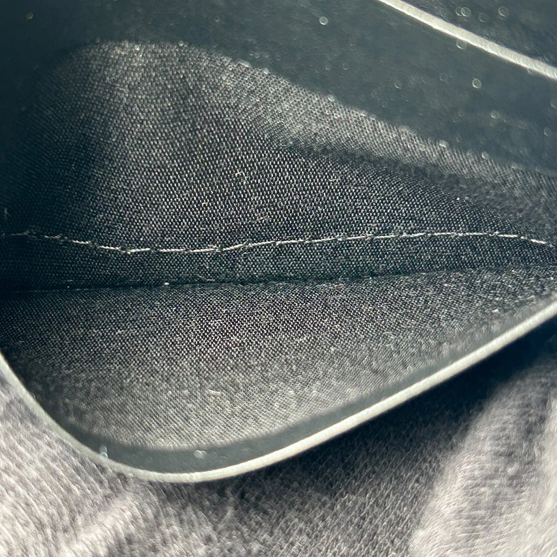 CELINE Triomphe Compact Tri-fold Wallet - Black - 35348 