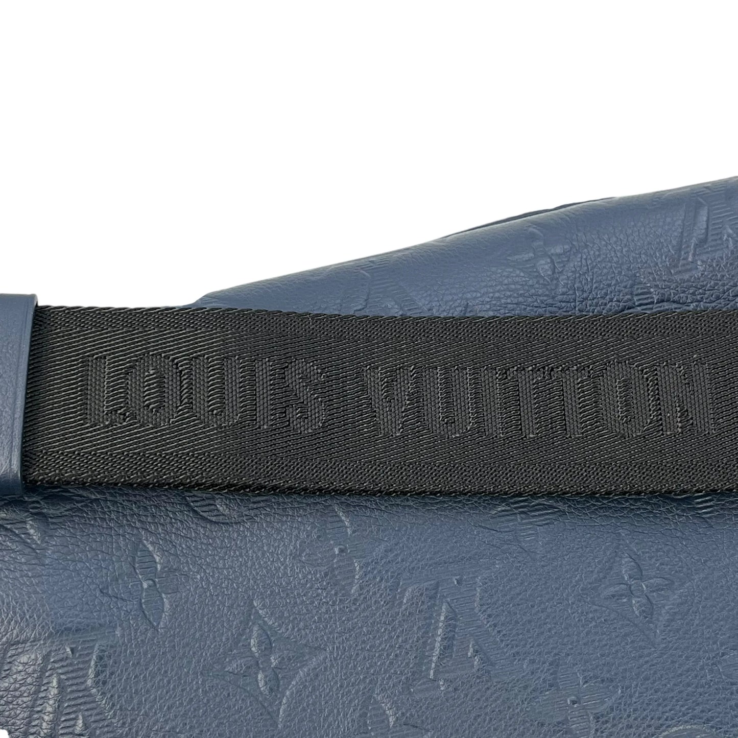 Louis Vuitton モノグラム シャドウ ディスカバリー バムバッグ ボディバッグ - ネイビー