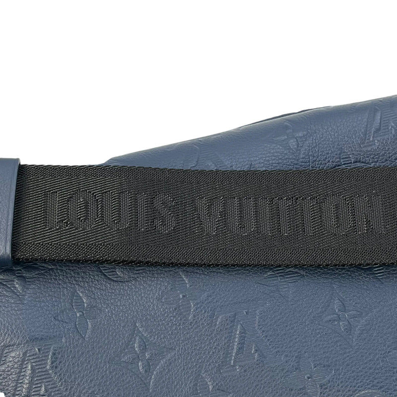 Louis Vuitton モノグラム シャドウ ディスカバリー バムバッグ ボディバッグ - ネイビー
