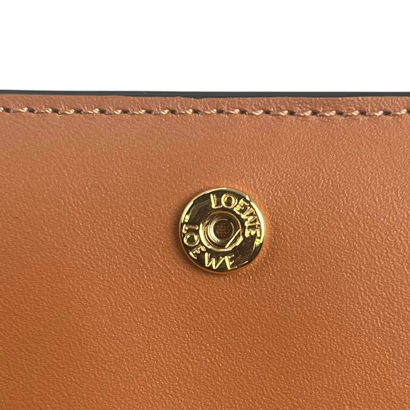 Loewe リピート コンパクトウォレット 二つ折り財布 - ブラウン