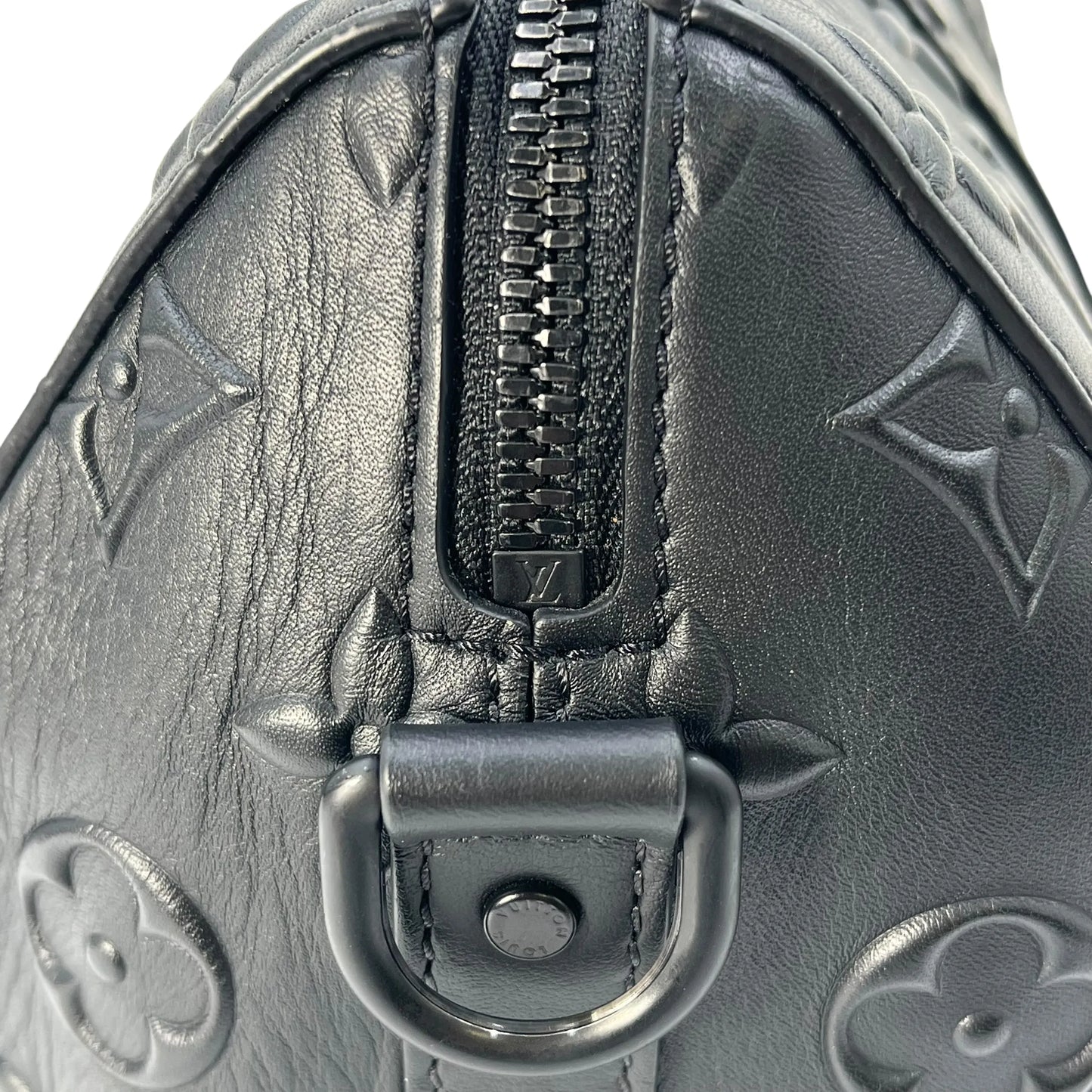 LOUIS VUITTON シティ キーポル モノグラム シール ショルダーバッグ - ブラック