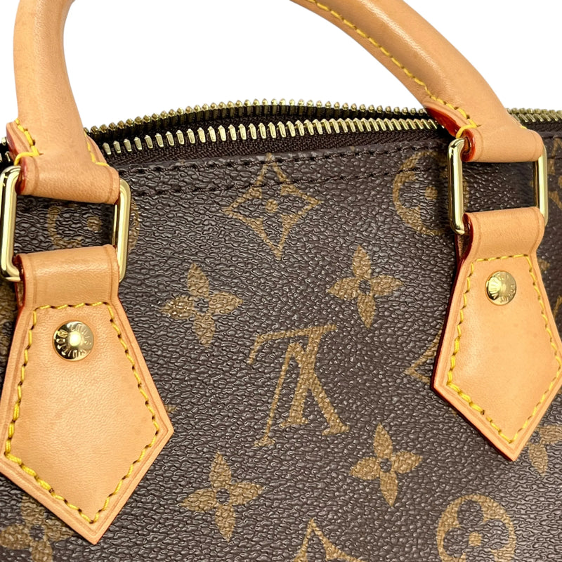 LOUIS VUITTON スピーディ バンドリエール 25 モノグラム ハンドバッグ - ブラウン