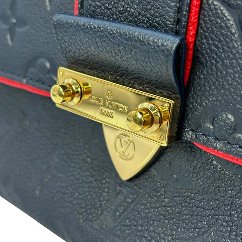 LOUIS VUITTON Saint-Sulpice PM Monogram Empreinte Shoulder Bag - Navy