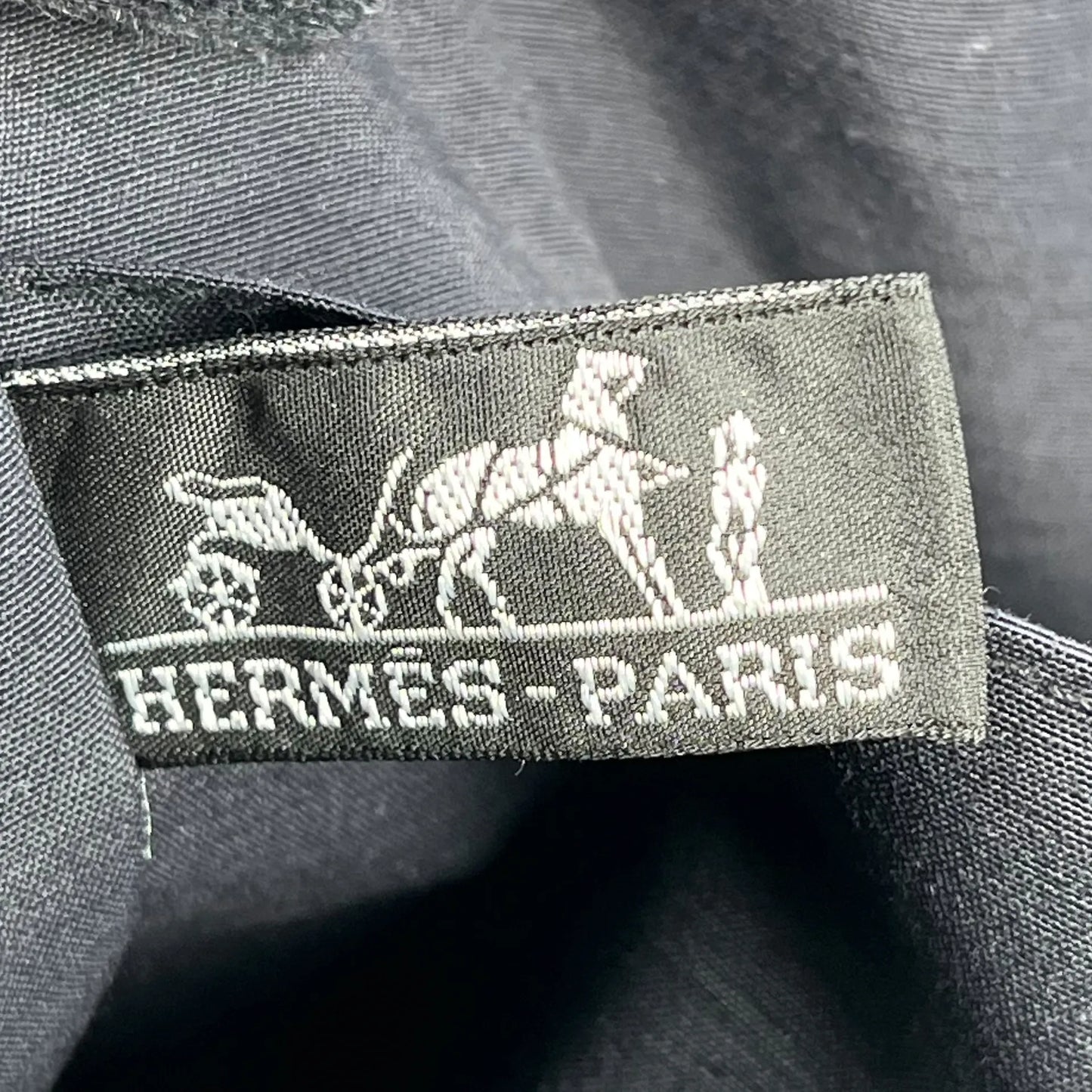 HERMES Air Line Canvas Clutch Bag - Grey 