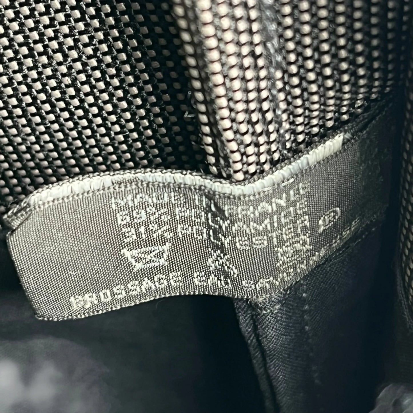 HERMES Air Line Canvas Shoulder Bag - Grey 