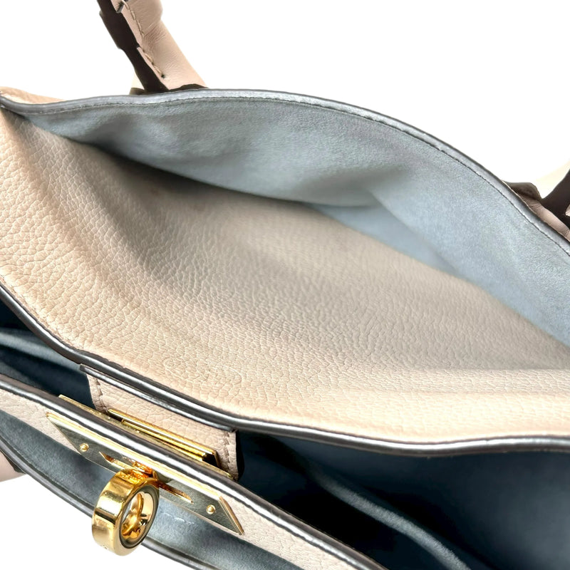 LOUIS VUITTON オンマイサイドPM モノグラムキャンバス ハンドバッグ ショルダーバッグ - ベージュ