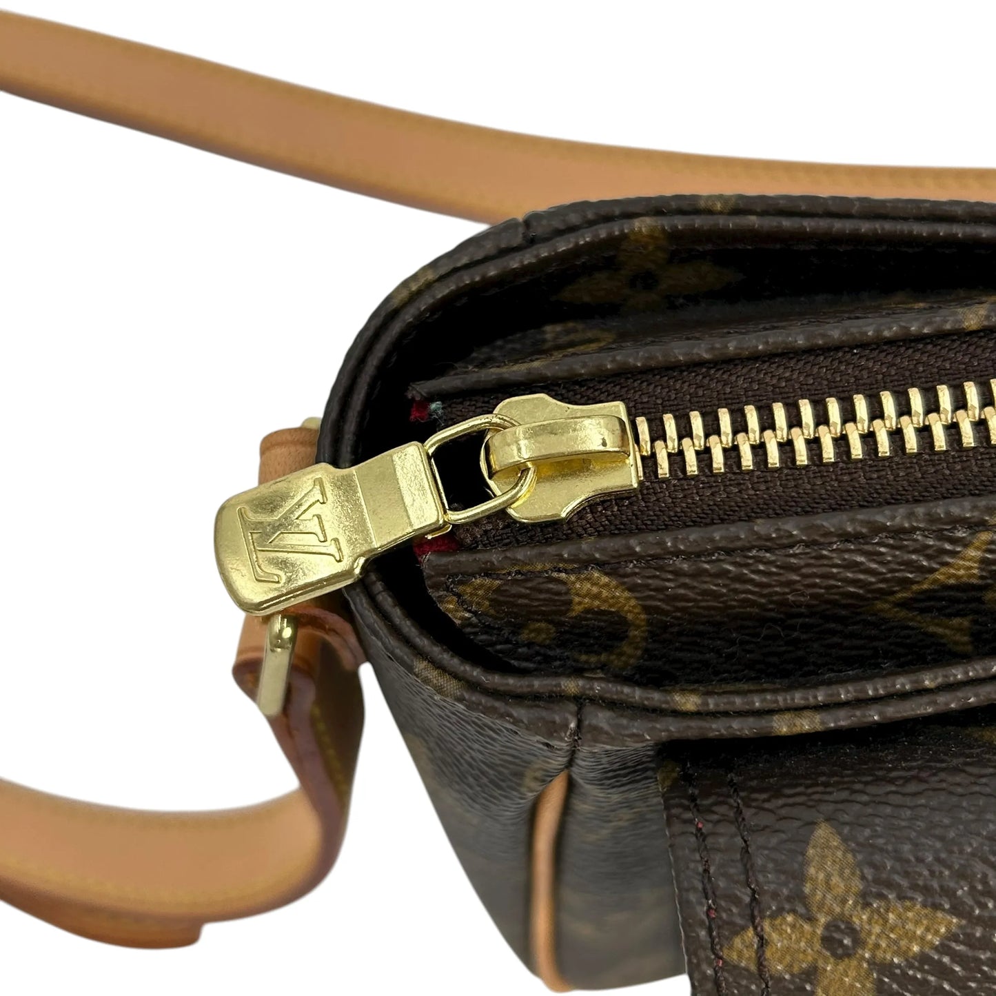 LOUIS VUITTON Viva Cite PM Monogram Canvas Shoulder Bag - Dark Brown 