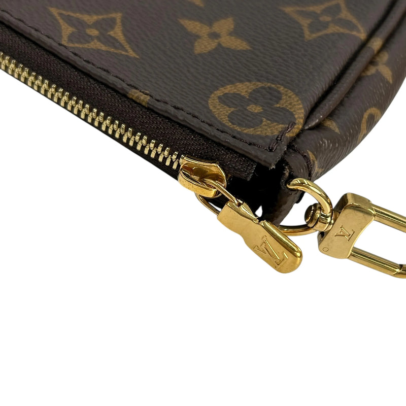 LOUIS VUITTON ミュルティ ポシェット アクセソワール モノグラムキャンバス ショルダーバッグ - ダークブラウン