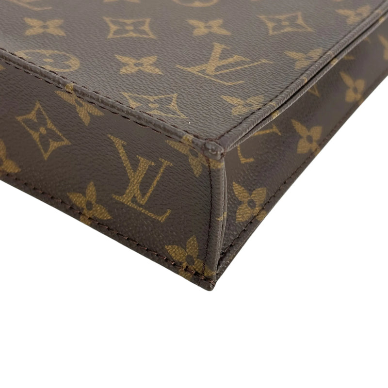 LOUIS VUITTON プティット サックプラ モノグラムキャンバス ハンドバッグ ショルダーバッグ - ダークブラウン
